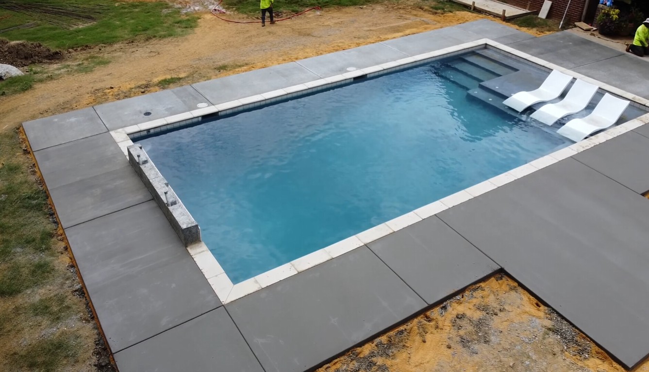 Concrete Pool Decks in Port Salerno, Florida
